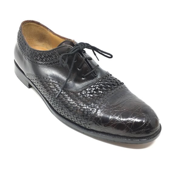 Mezlan Oxfords Shoes Size 9.5 W Espresso Crocodile main image 7